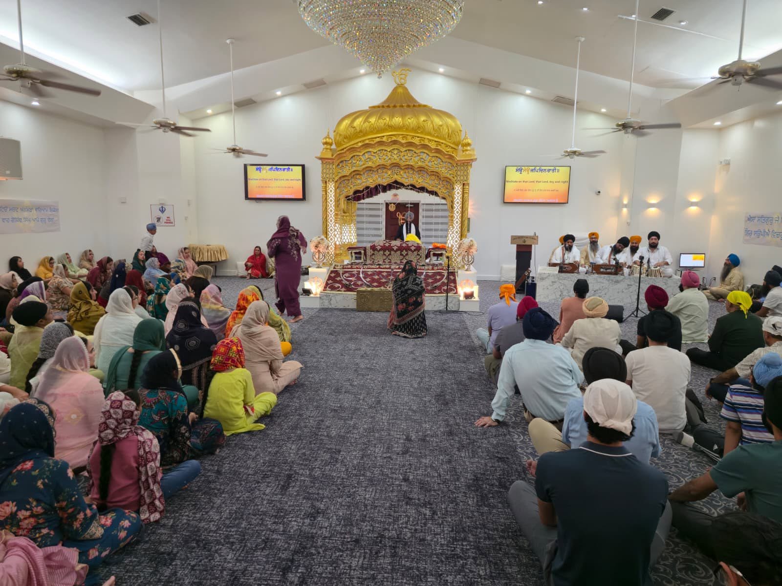 Kirtan Jatha at the Sikh Society of Florida